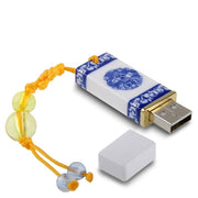Chiavetta USB da 4 GB serie Porcellana Blu e Bianca, S-FD-1186A, S-FD-1186B, S-FD-1186C