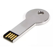 Disco flash USB 2.0 stile chiave in metallo argentato (32 GB) (argento), 32GB