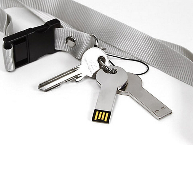 Mini disco flash USB 2.0 serie Metal con portachiavi (4 GB), 4GB