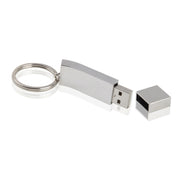 Disco flash USB 2.0 metallico su portachiavi (16 GB), 2GB, 4GB, 8GB, 16GB