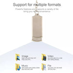 Mini disco flash USB 2.0 serie Metal con portachiavi (16 GB), 2GB, 4GB, 8GB, 16GB