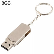 Mini disco flash USB 2.0 serie Metal con portachiavi (16 GB), 2GB, 4GB, 8GB, 16GB