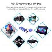 Disco flash USB da 8 GB, 8GB (Blue)