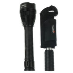 5 modalità, 7x Cree XM-L T6, Flusso luminoso: 8000lm, Lunghezza: 24,5 / 30,5 cm