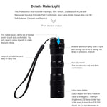 Mini torcia a LED da 3 W con cinturino