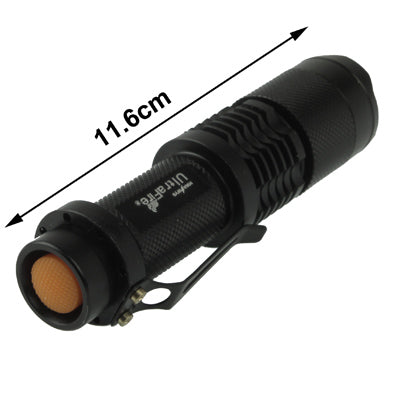 3 modalità, LED Cree XM-L T6, luce bianca, flusso luminoso: 700 lm, lunghezza: 11,6 cm