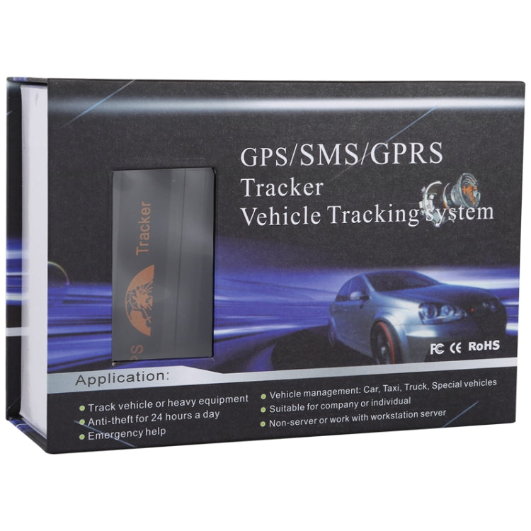 TK103A Sistema di localizzazione veicoli GPS / SMS / GPRS, supporto doppia scheda SIM, progettato specificamente per auto, taxi, camion, TK103A