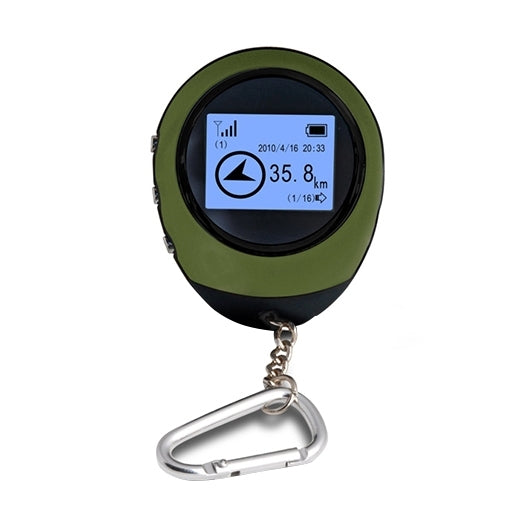 Portachiavi Mini Navigazione GPS portatile USB Ricaricabile Localizzatore Localizzatore per Viaggi all'aperto(Verde), Keychain Tracker