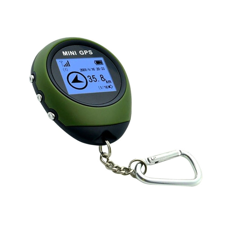 Portachiavi Mini Navigazione GPS portatile USB Ricaricabile Localizzatore Localizzatore per Viaggi all'aperto(Verde), Keychain Tracker