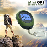 Portachiavi Mini Navigazione GPS portatile USB Ricaricabile Localizzatore Localizzatore per Viaggi all'aperto(Verde), Keychain Tracker