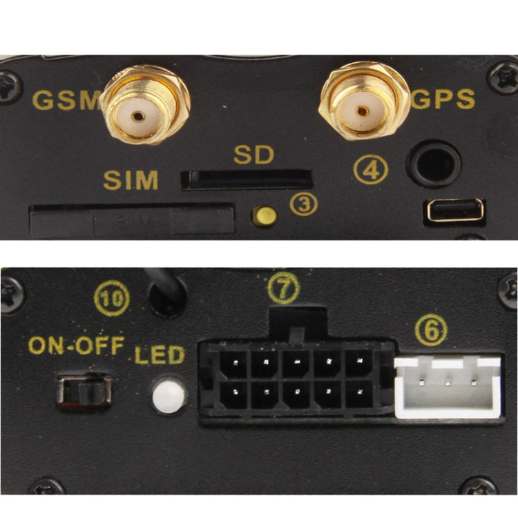 Sistema di localizzazione veicoli GSM / GPRS / GPS 103B, supporto memoria scheda TF, banda: 850/900/1800/1900 Mhz, 103A, 103B, Remote Control (Cut off Oil and Circuit)