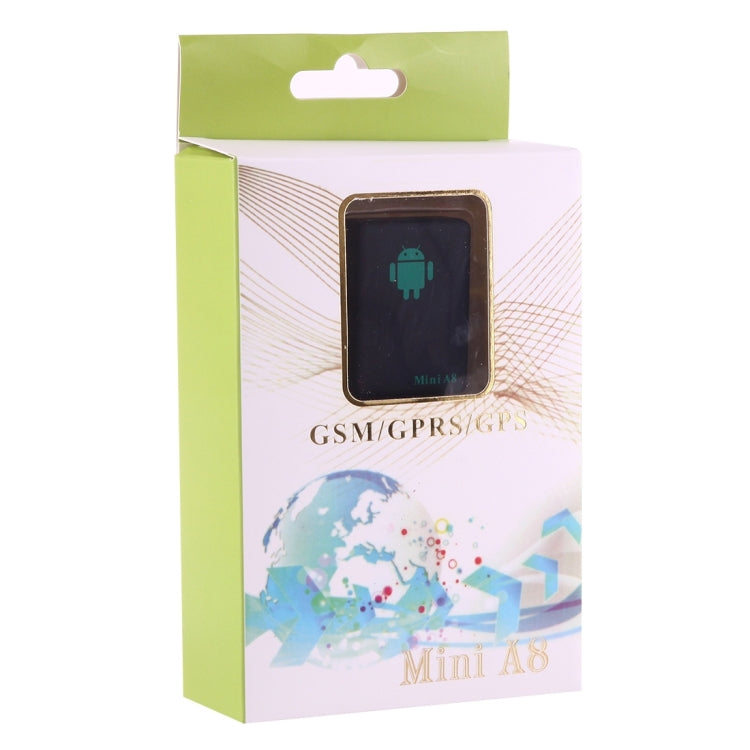 TRACKER Mini A8 Localizzatore globale in tempo reale a 4 bande Dispositivo di localizzazione GSM/GPRS per uso personale