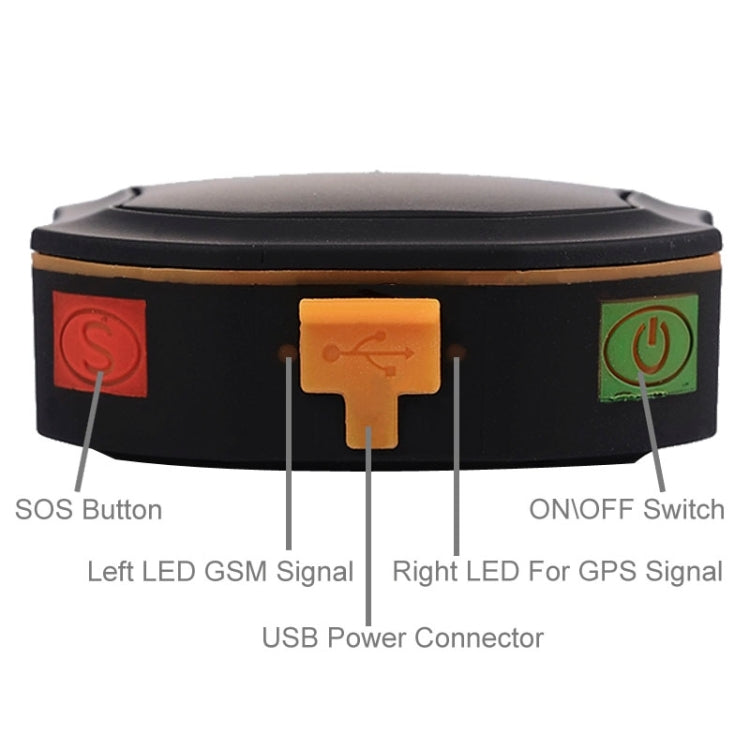 Localizzatore GPS impermeabile di piccole dimensioni KH-109 IPX6 per animali domestici/bambini con pulsante antipanico SOS, KH-109