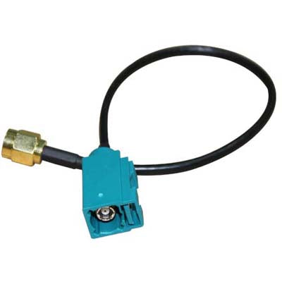 Fakra Z femmina a RP-SMA maschio cavo adattatore/connettore antenna, Fakra Z Female to RP-SMA