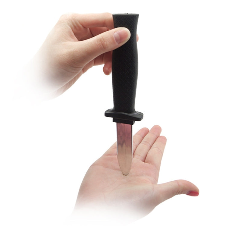 Coltello di plastica retrattile complicato, divertente giocattolo bavaglio, Tricky Knife