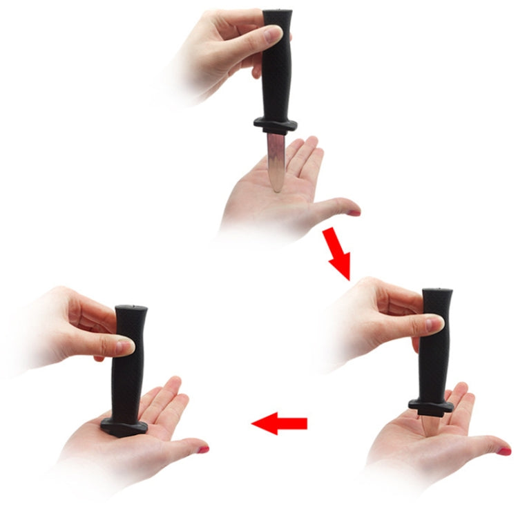 Coltello di plastica retrattile complicato, divertente giocattolo bavaglio, Tricky Knife