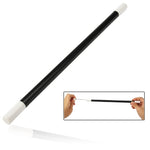 3 pezzi di trucco magico per feste, scherzo, bacchetta magica nera in plastica, Plastic Black Magic Wand