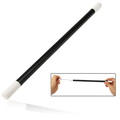 3 pezzi di trucco magico per feste, scherzo, bacchetta magica nera in plastica, Plastic Black Magic Wand