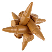 Giocattoli educativi per adulti in legno Giocattoli ricreativi Serratura a proiettile, bullet shape