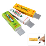 Gomma da masticare shock Scherzo pratico Giocattolo shock divertente, consegna colore casuale, Chewing Gum Green, Chewing Gum Yellow