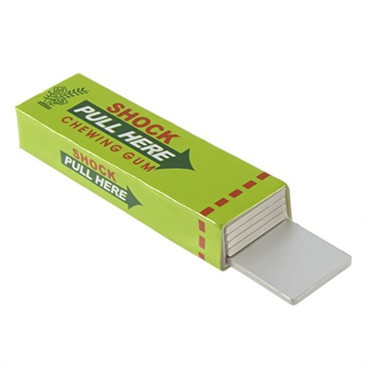 Gomma da masticare shock Scherzo pratico Giocattolo shock divertente, consegna colore casuale, Chewing Gum Green, Chewing Gum Yellow