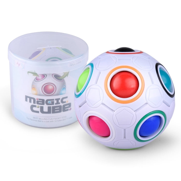 Magic Rainbow Ball Cubo Magico Puzzle in Plastica 7 cm