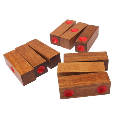 Giocattolo educativo dadi in legno impilabile 8cm