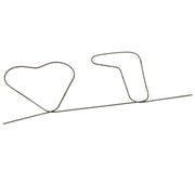 Memory Metal Wire Predizione 7 di Heart Magic Props King Magic Tricks, Wire Prediction 7
