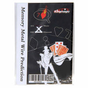 Memory Metal Wire Predizione 7 di Heart Magic Props King Magic Tricks, Wire Prediction 7