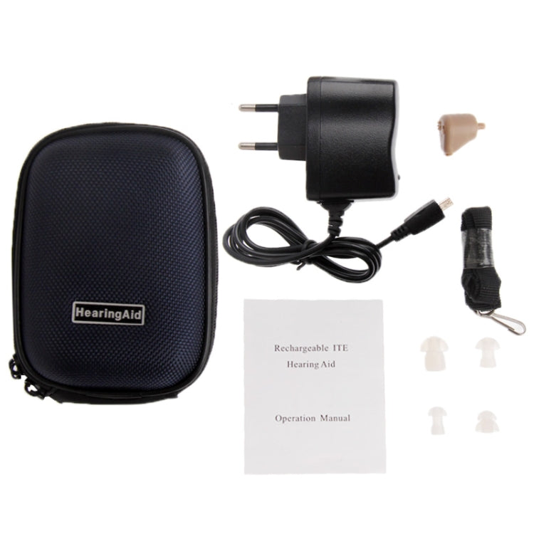 Amplificatore sonoro per apparecchi acustici Axon ricaricabile ITE, supporto controllo volume (K-88), K-88
