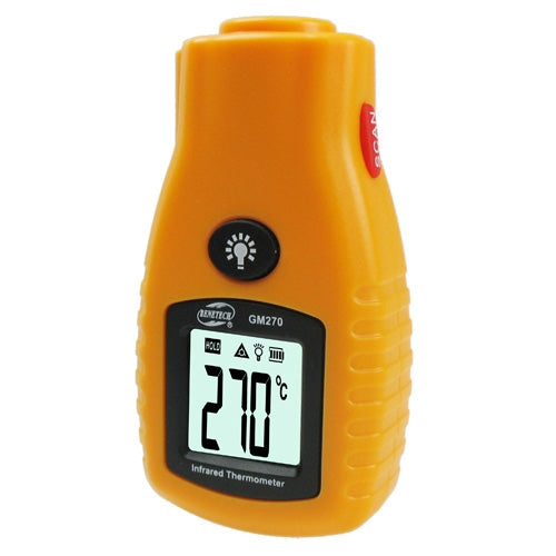 Mini termometro digitale a infrarossi BENETECH, intervallo di temperatura: -32 - 280 gradi (GM270), GM270
