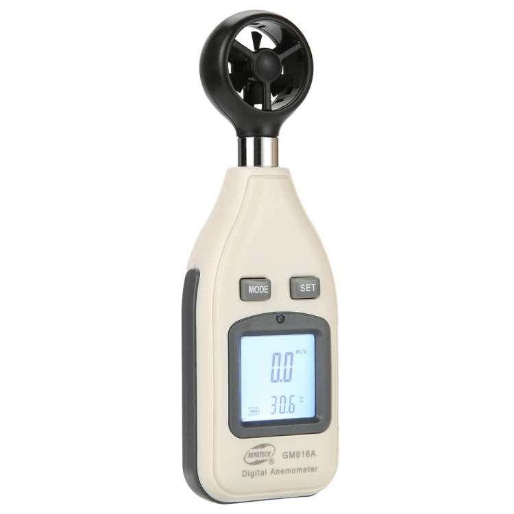 Anemometro digitale BENETECH GM816A con display retroilluminato