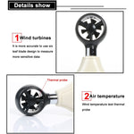 Anemometro digitale BENETECH GM816A con display retroilluminato