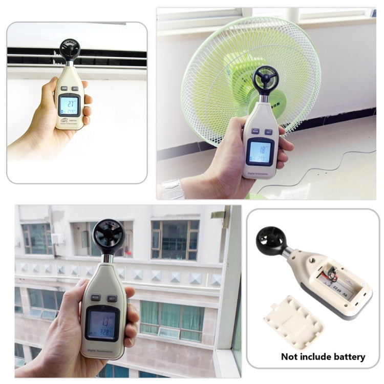 Anemometro digitale BENETECH GM816A con display retroilluminato