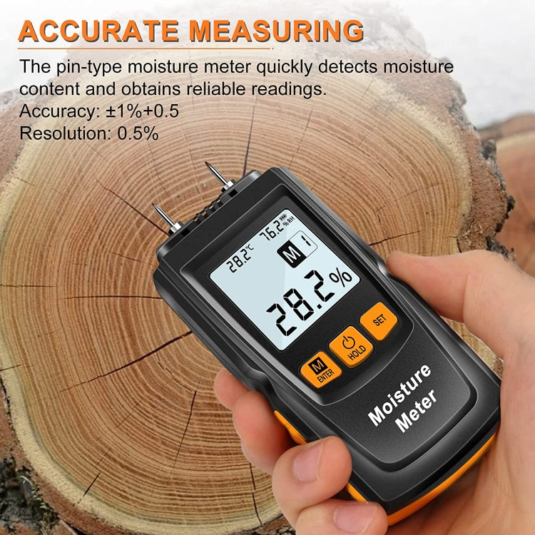 Misuratore digitale umidità legno GM610 con display LCD