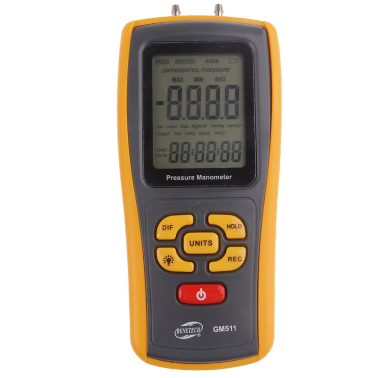 Manometro di pressione con display LCD BENETECH GM511