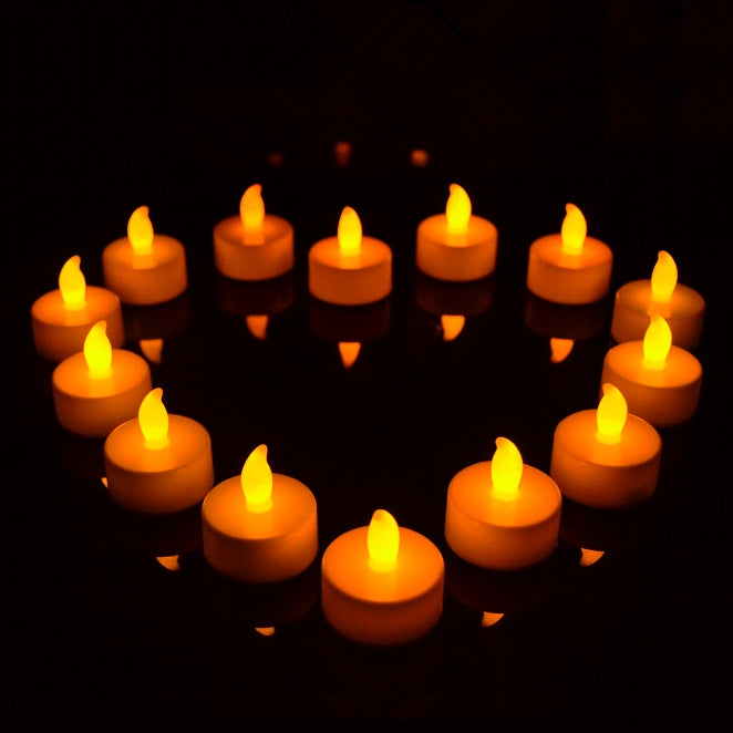 Candele elettriche Tea Light a LED senza fiamma da 15 pezzi, Electric Candles