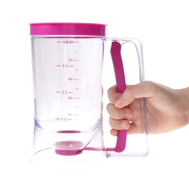 Dispenser per pastella da 900 ml, misurino per cupcake, Pink