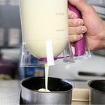 Dispenser per pastella da 900 ml, misurino per cupcake, Pink