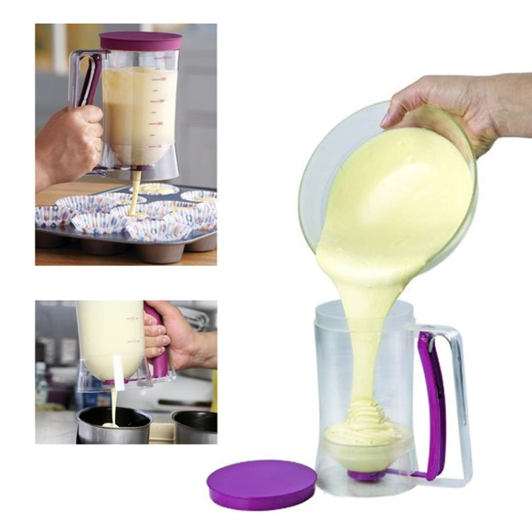 Dispenser per pastella da 900 ml, misurino per cupcake, Pink
