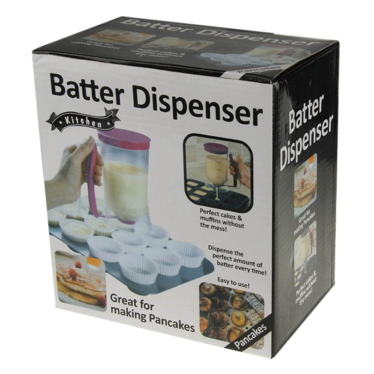 Dispenser per pastella da 900 ml, misurino per cupcake, Pink