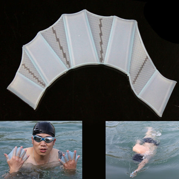 Guanti da allenamento per pinne a mano con pinne per nuoto in silicone, S, Size: S Green, Size: S Blue, Size: S Magenta