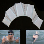 Guanti da allenamento per pinne a mano con pinne per nuoto in silicone, M, Size: M Green, Size: M Blue, Size: M Magenta