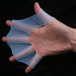 Guanti da allenamento con pinne in silicone taglia L