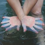 Guanti da allenamento con pinne in silicone taglia L