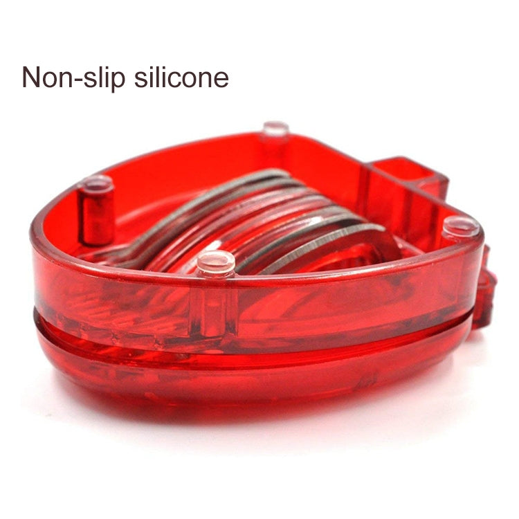 Coltello da frutta per affettare fragole in plastica per utensili da cucina da 2 pezzi con lama in acciaio inossidabile, Strawberry Slicer