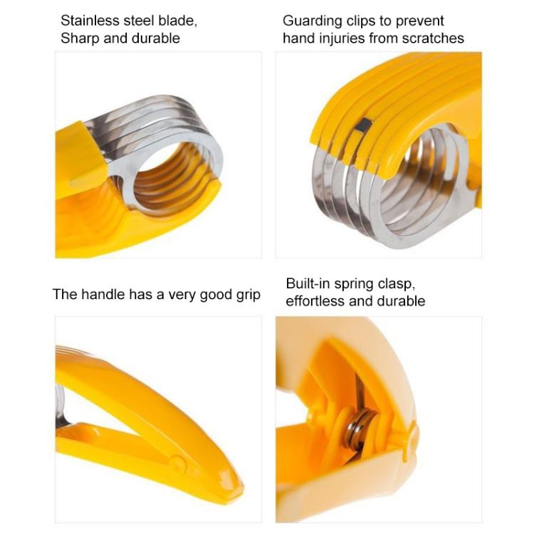 Utensile da cucina Affettatrice per banane Chopper per macedonia, Banana Slicer