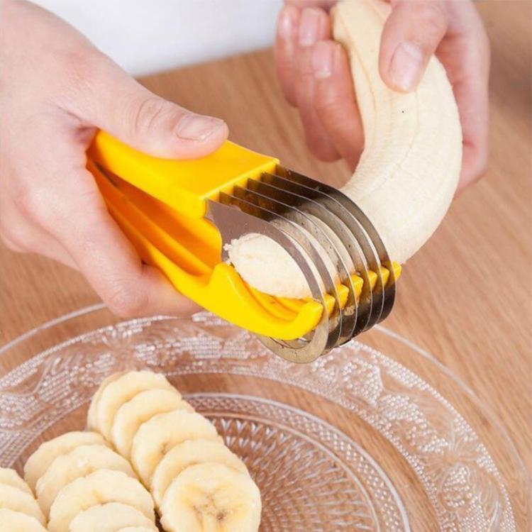 Utensile da cucina Affettatrice per banane Chopper per macedonia, Banana Slicer