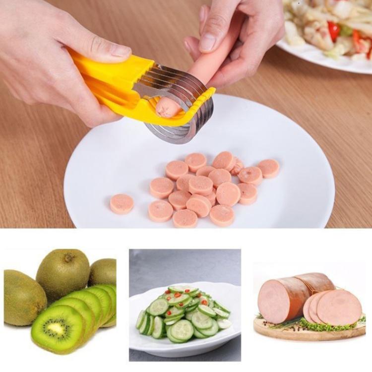 Utensile da cucina Affettatrice per banane Chopper per macedonia, Banana Slicer