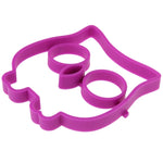 Stampo per anello per friggere l'uovo a forma di gufo del fumetto Stampo per frittata per uovo fritto in silicone, Egg Frying